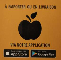 LA POMME D'OR -A EMPORTER OU EN LIVRAISON